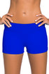 Royal Blue Wide Waistband Swimsuit Bottom Shorts